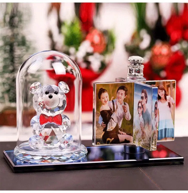 Personalized Photo Frame Custom Photo Frame with Light, Girlfriend Gift Mother Gift Wife Gift Wedding Decor