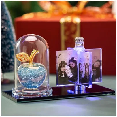 Personalized Photo Frame Custom Photo Frame with Light, Girlfriend Gift Mother Gift Wife Gift Wedding Decor