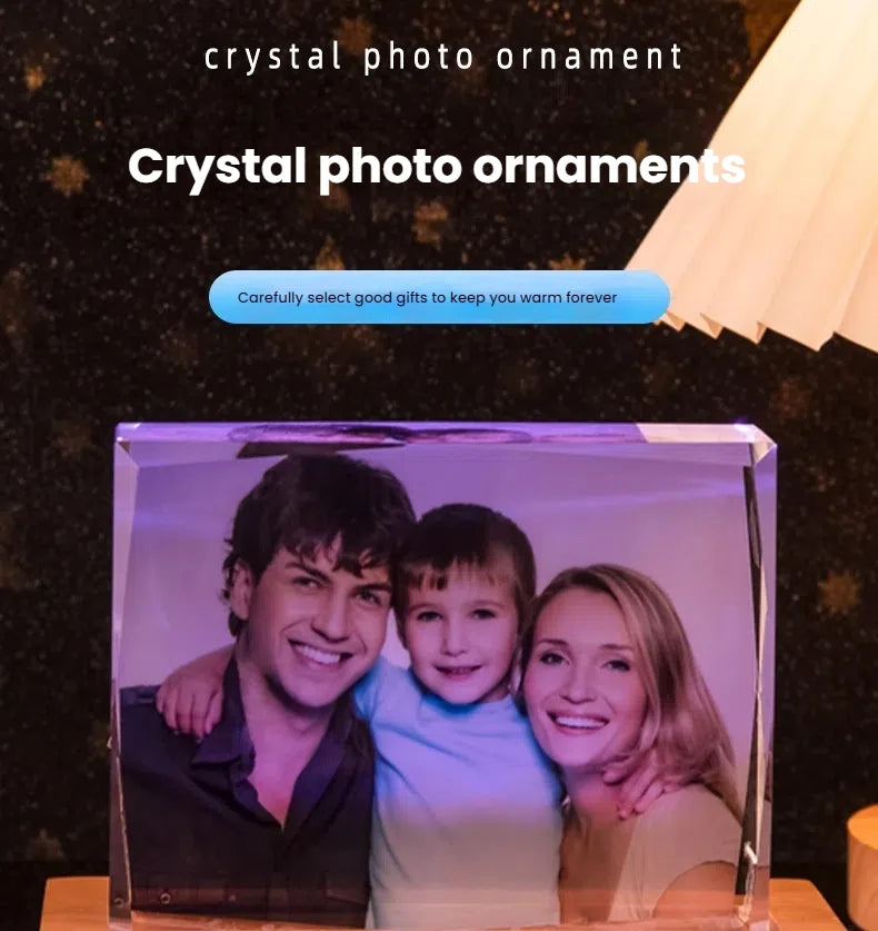 CJH Crystal Lights, Crystal Bluetooth Music Box, Customized Photos, Portraits, Color Printing Wholesale